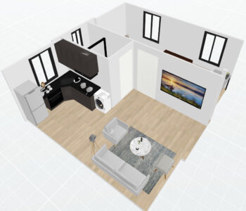 20ft double wings- 1 Bed Plan B